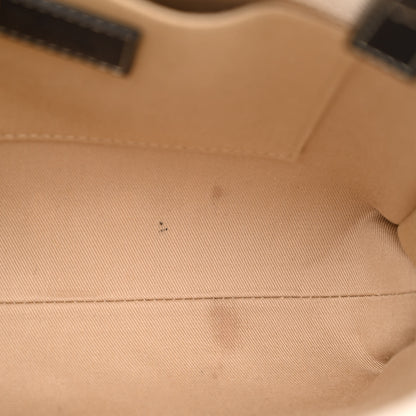 Chloe Cotton Calfskin Small Woody Ribbon Tote White Blue 8 of 11