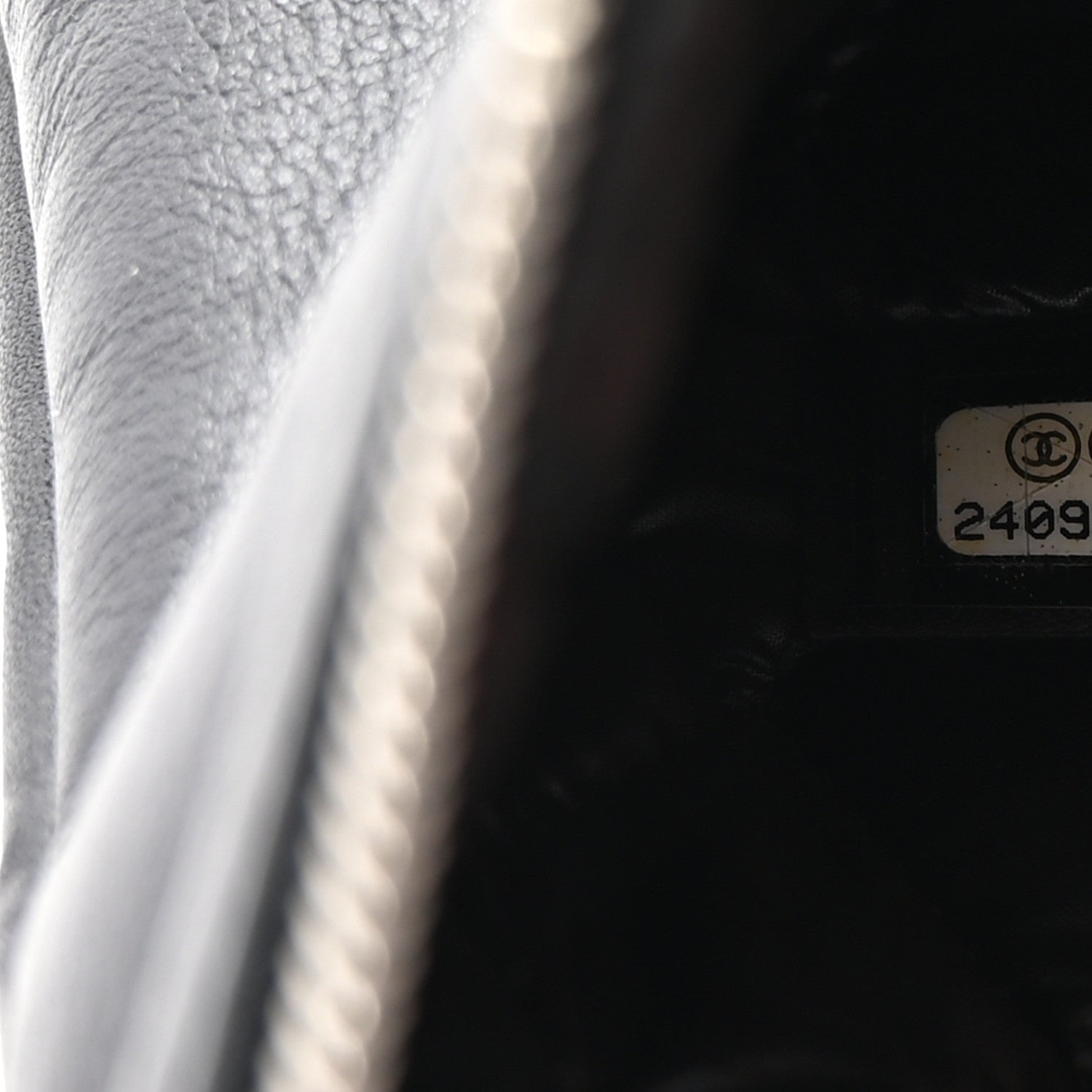 Chanel Metallic Calfskin Keyboard Pouch Black 7 of 7