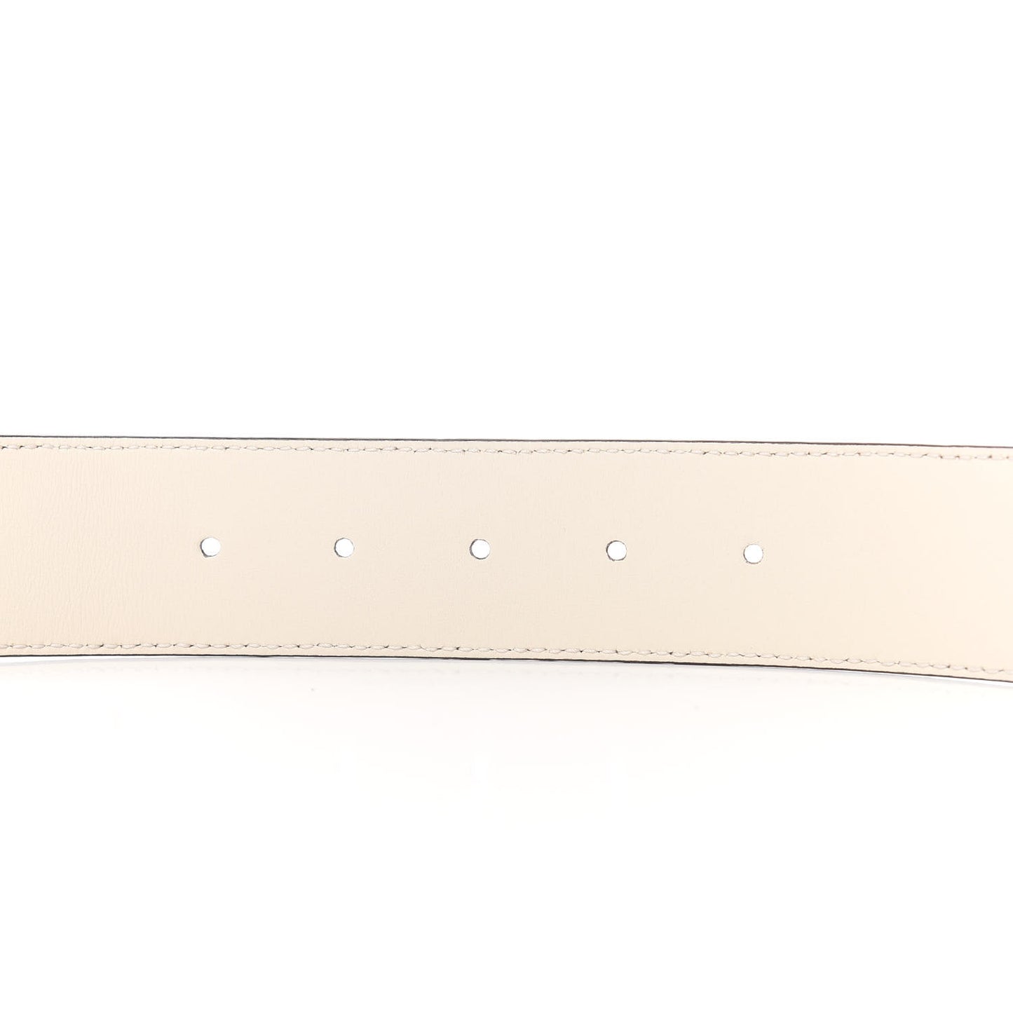 Calfskin Double G 40mm Belt 70 28 Mystic White