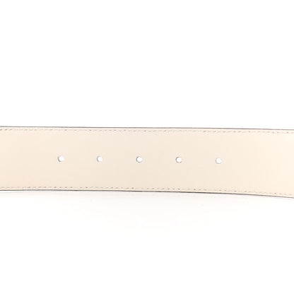 Gucci Calfskin Double G 40mm Belt 70 28 Mystic White 5 of 6