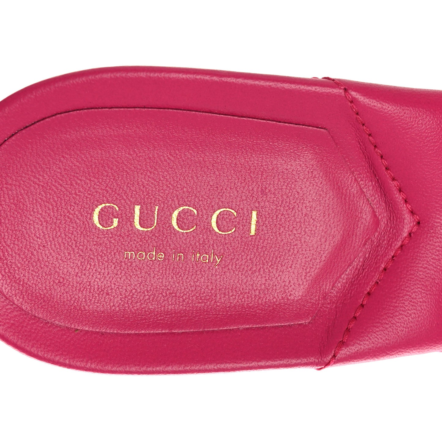 Nappa Matelasse GG Marmont 75mm Slide Sandals 36 Box Pink 38 Box Pink