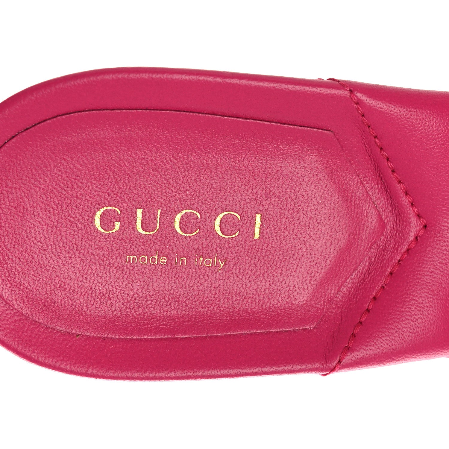 Gucci Nappa Matelasse GG Marmont 75mm Slide Sandals 36 Box Pink 38 Box Pink 9 of 13
