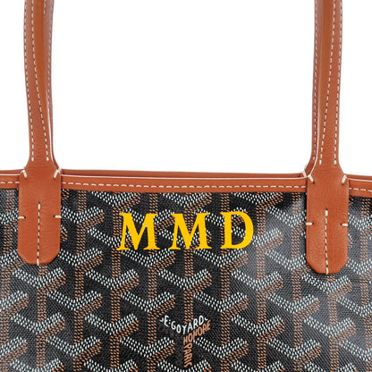 Goyard Goyardine Artois Black Gold 6 of 7