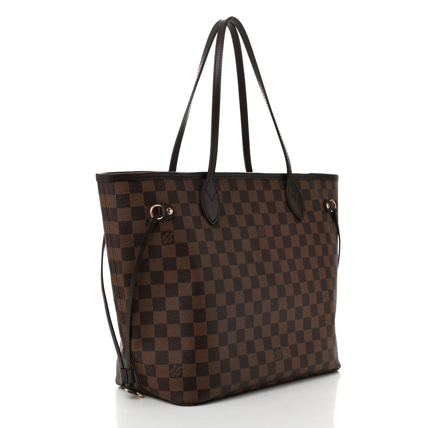 Louis Vuitton Damier Ebene Neo Neverfull MM Rose Ballerine 3 of 14