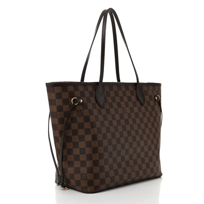 Louis Vuitton Damier Ebene Neo Neverfull MM Rose Ballerine 3 of 14