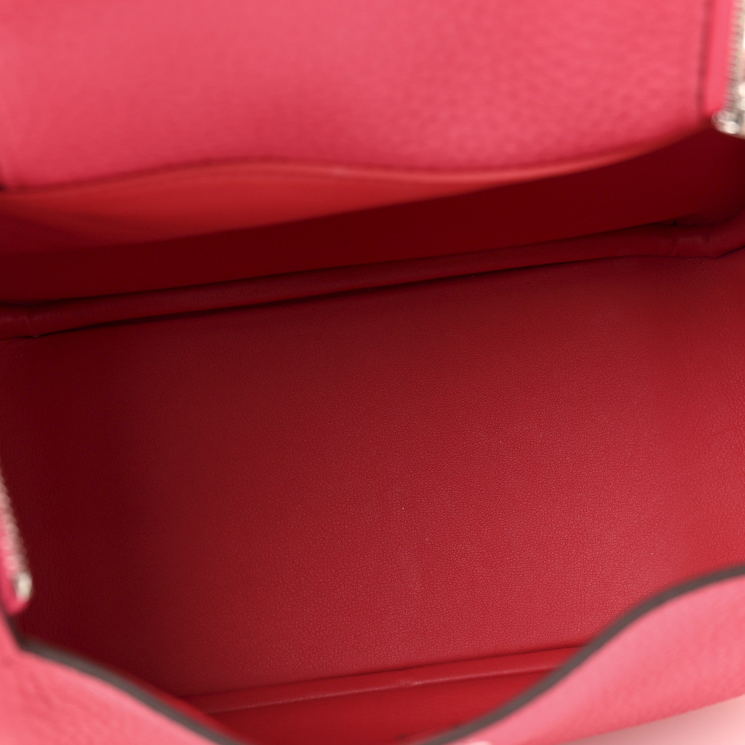 Hermes Taurillon Clemence Mini Lindy 20 Rose Extreme 5 of 12