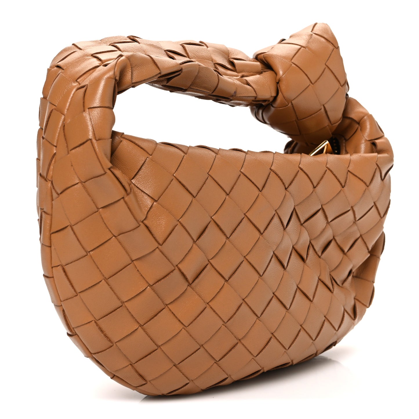 Nappa Intrecciato Mini Jodie Caramel