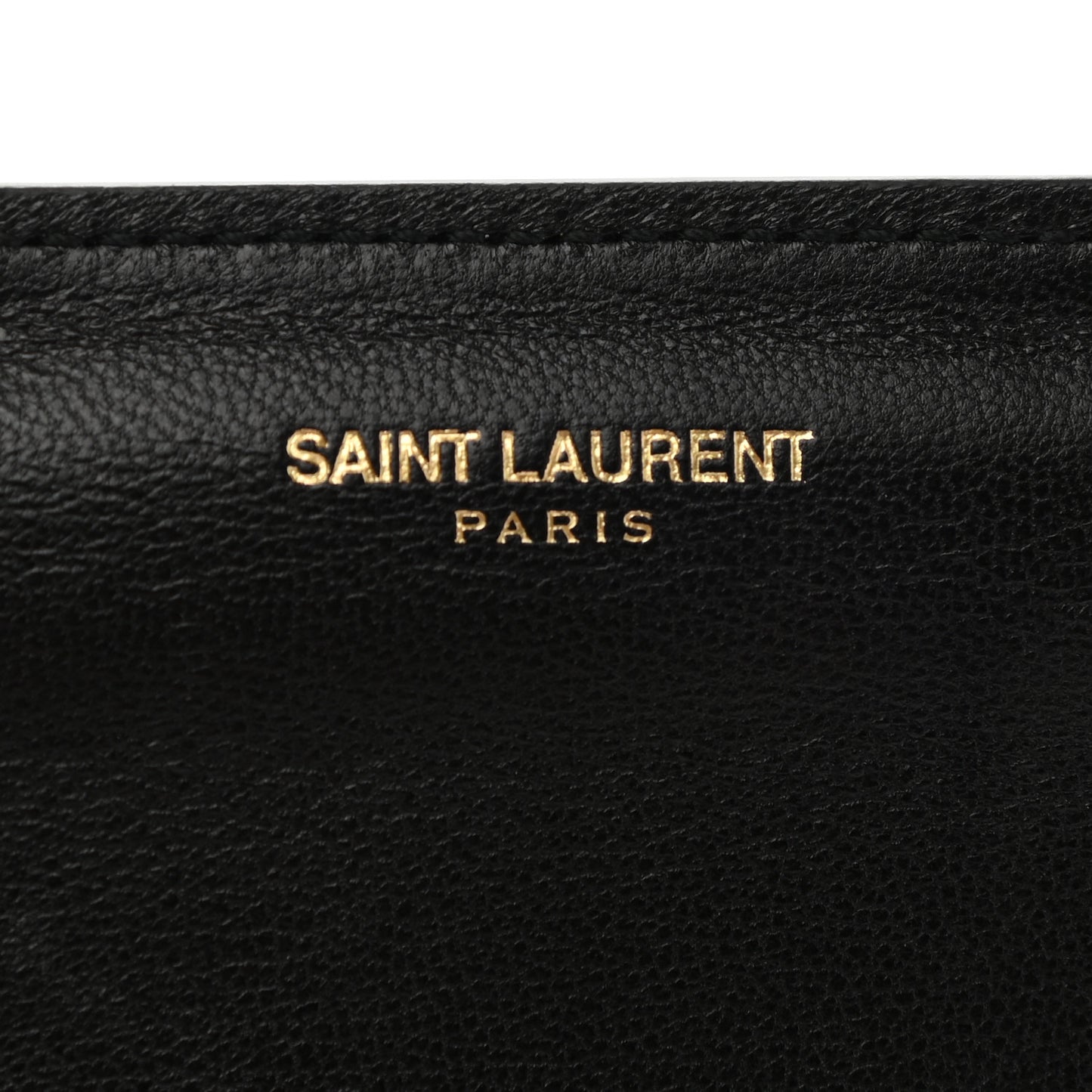 Calfskin Crocodile Embossed Lulu Clutch Black