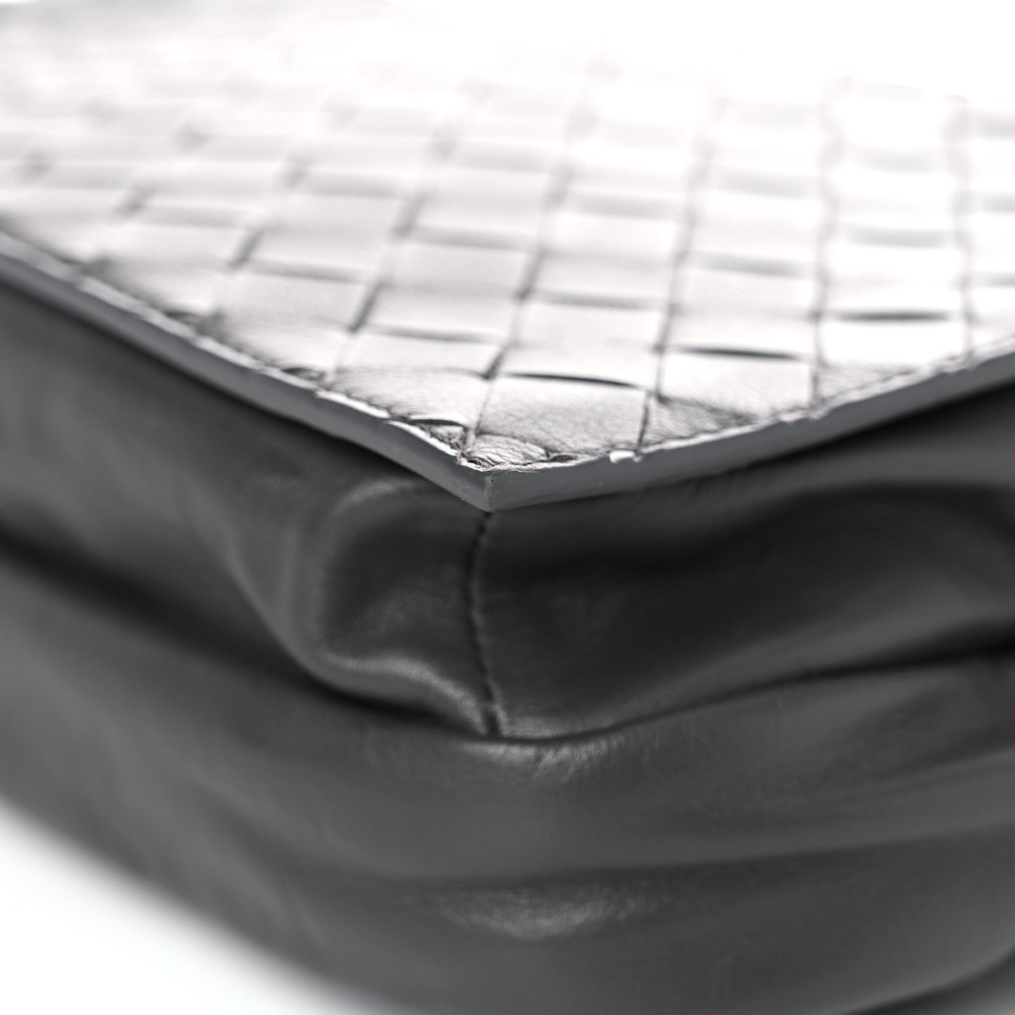 Nappa Intrecciato Belt Bag Lead