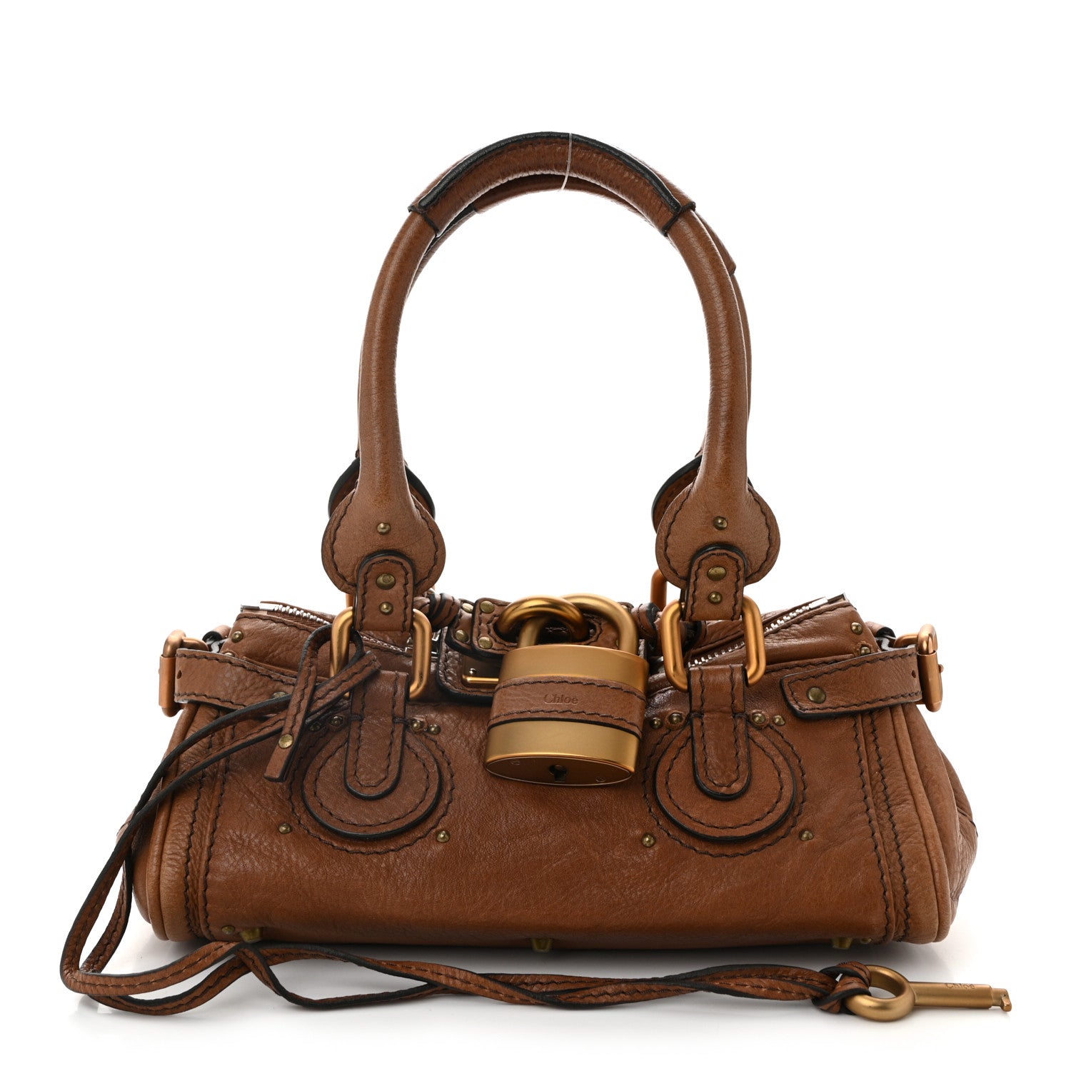 Chloe Calfskin Small Paddington Satchel Nut 1 of 10