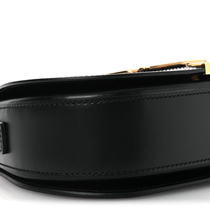 Versace Calfskin Medium Greca Goddess Shoulder Bag Black 9 of 10