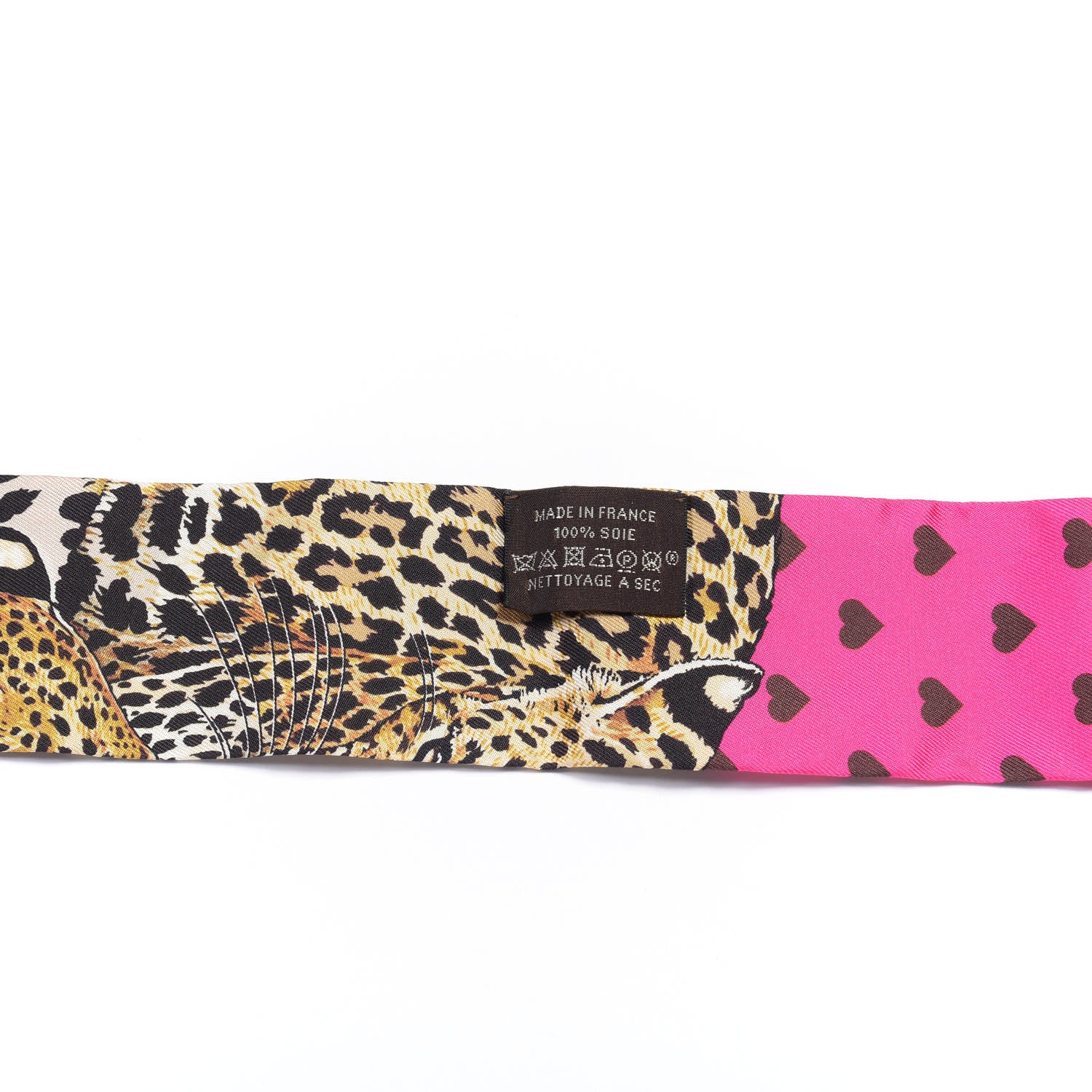 Hermes Silk Jungle Love Love Twilly Rose Vif Bleu Roy 3 of 4