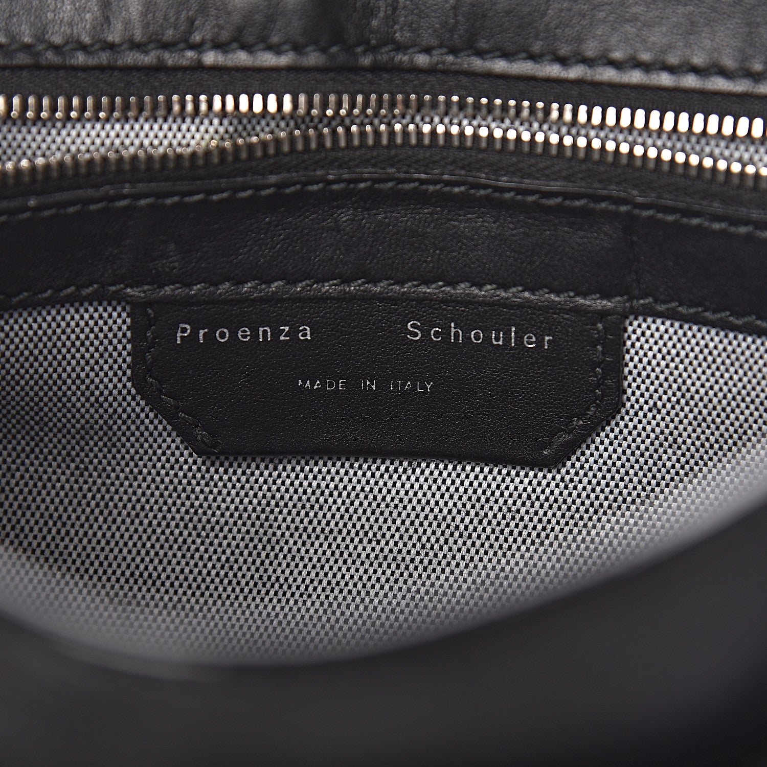 Proenza Schouler Grained Calfskin Tiny PS1 Satchel Black 6 of 13