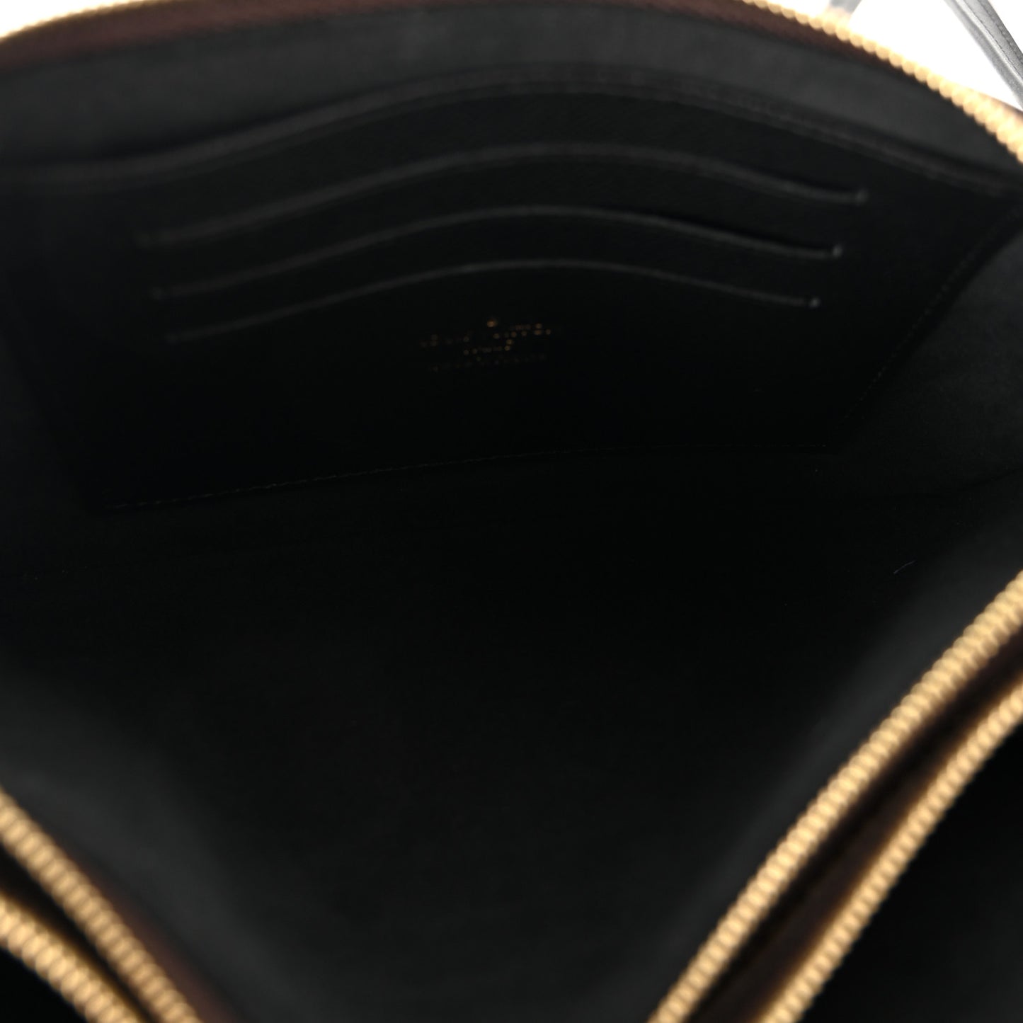 Reverse Monogram Giant Double Zip Pochette