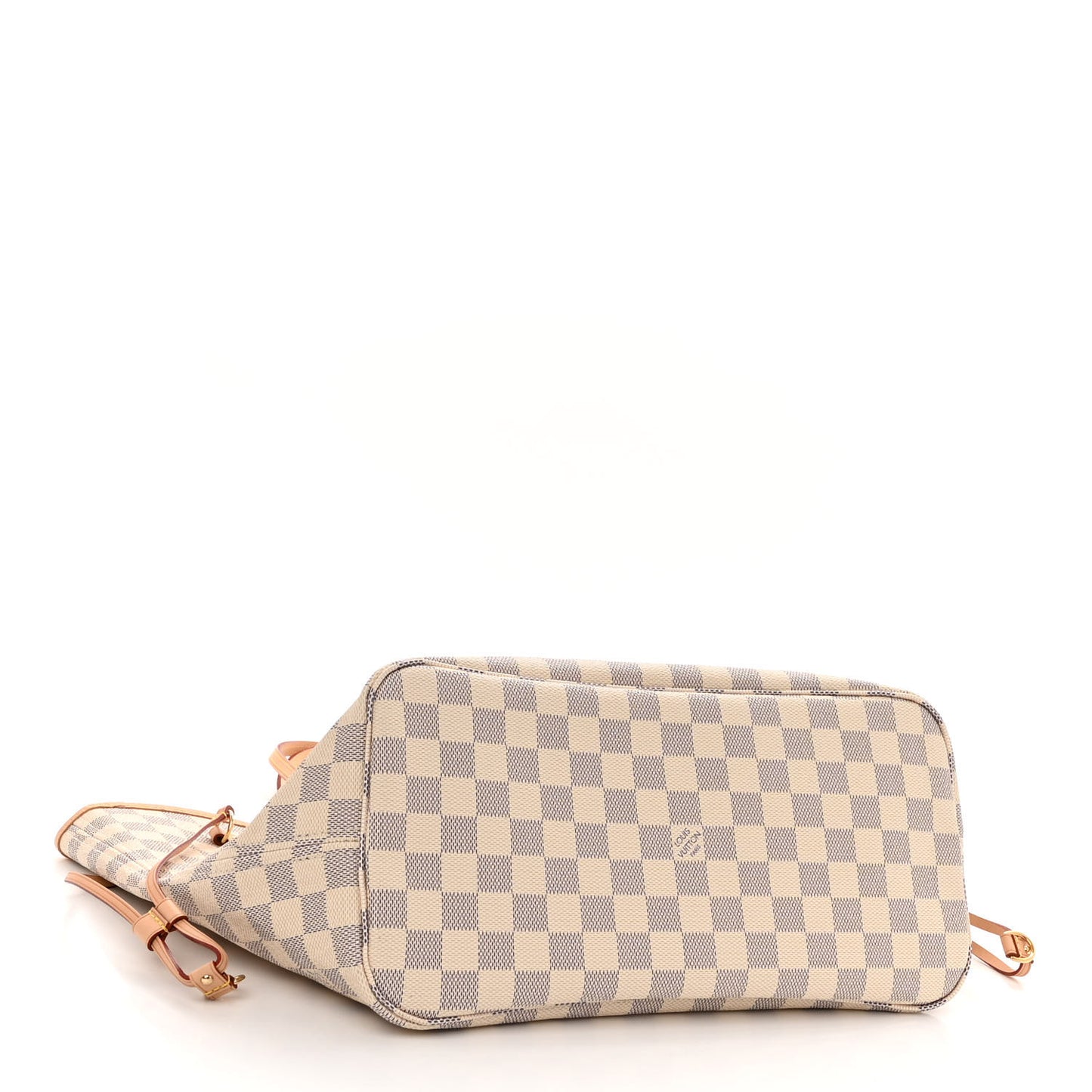 Damier Azur Neo Neverfull MM Rose Ballerine