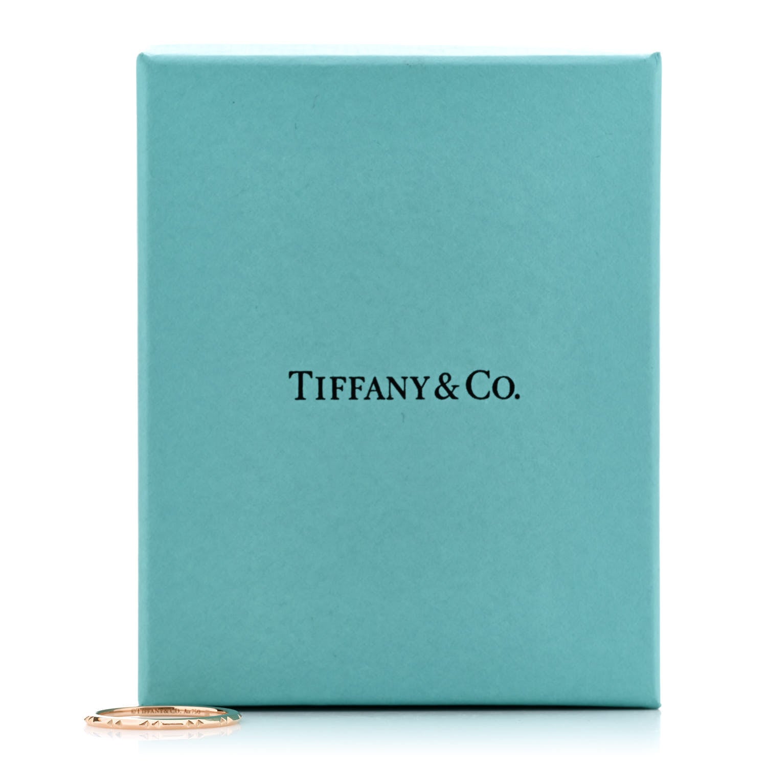Tiffany 18K Rose Gold 1.5mm True Band Ring 60 9 5 of 5
