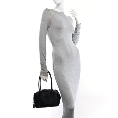 Prada Saffiano Vitello Bauletto Black 2 of 10
