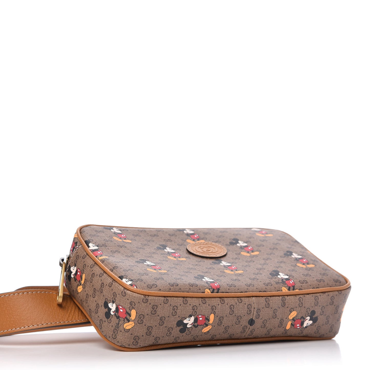 X DISNEY Mini Vintage GG Supreme Monogram Mickey Mouse Small Belt Bag 90 36 Beige Vintage Sun Oil