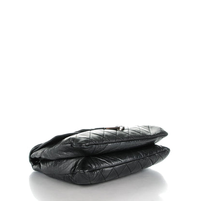Chanel Lambskin Quilted Padded Envelope Flap Black 4 of 7