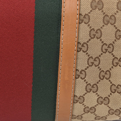Gucci Monogram Vintage Web Medium Boston Tobacco 12 of 18
