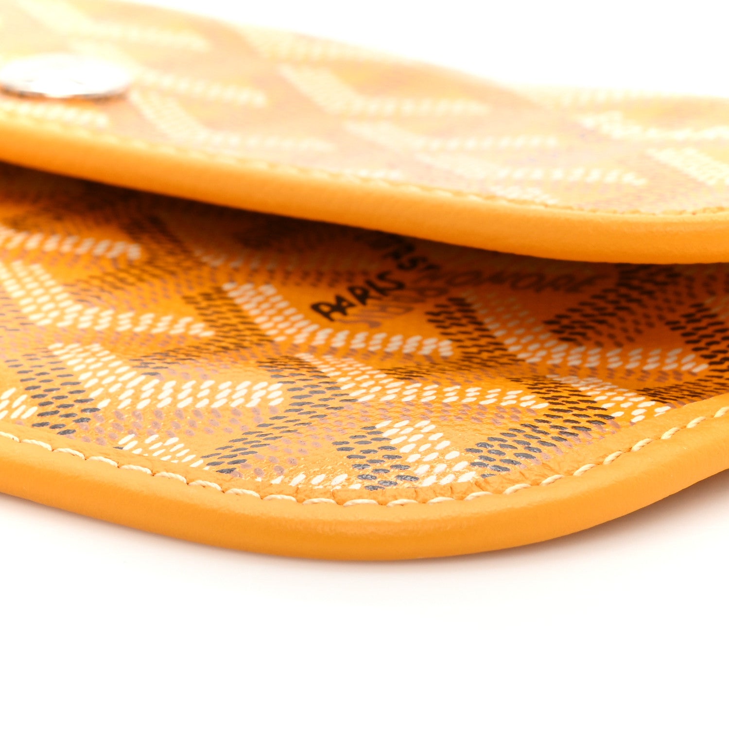 Goyard Goyardine Pouch Yellow 8 of 9