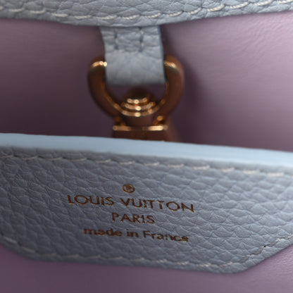 Louis Vuitton Taurillon Capucines BB Light Blue 5 of 8