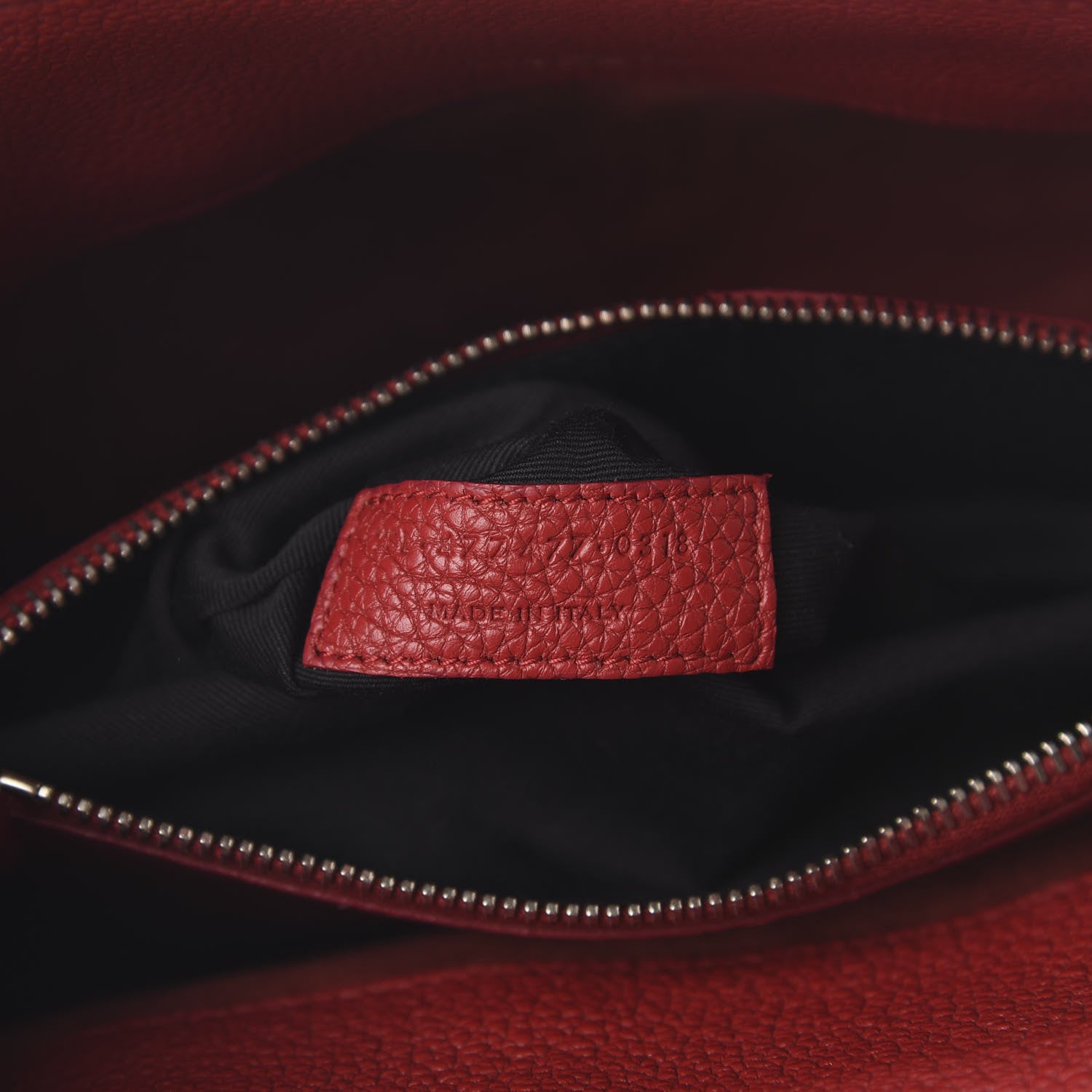 Saint Laurent Grained Calfskin Baby Sac De Jour Souple Red 7 of 11