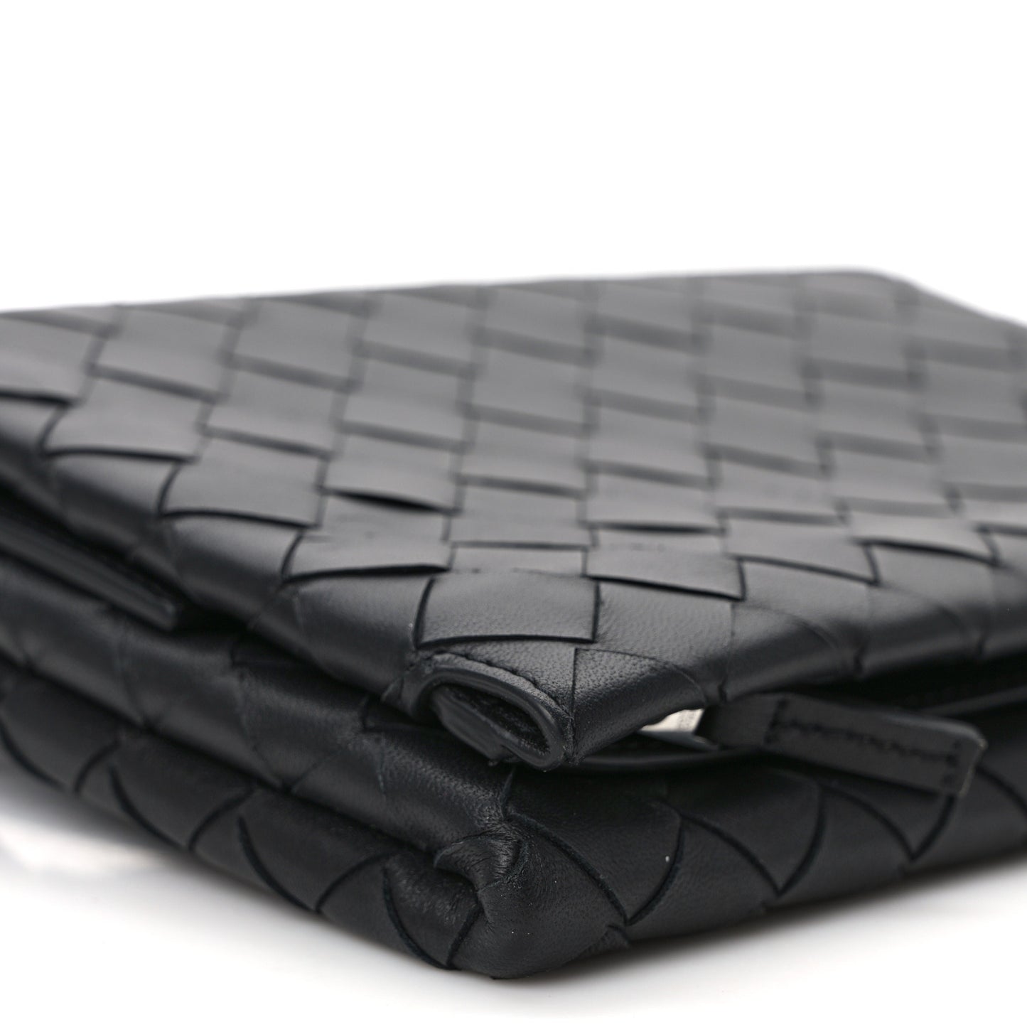 Nappa Intrecciato Belt Bag Black