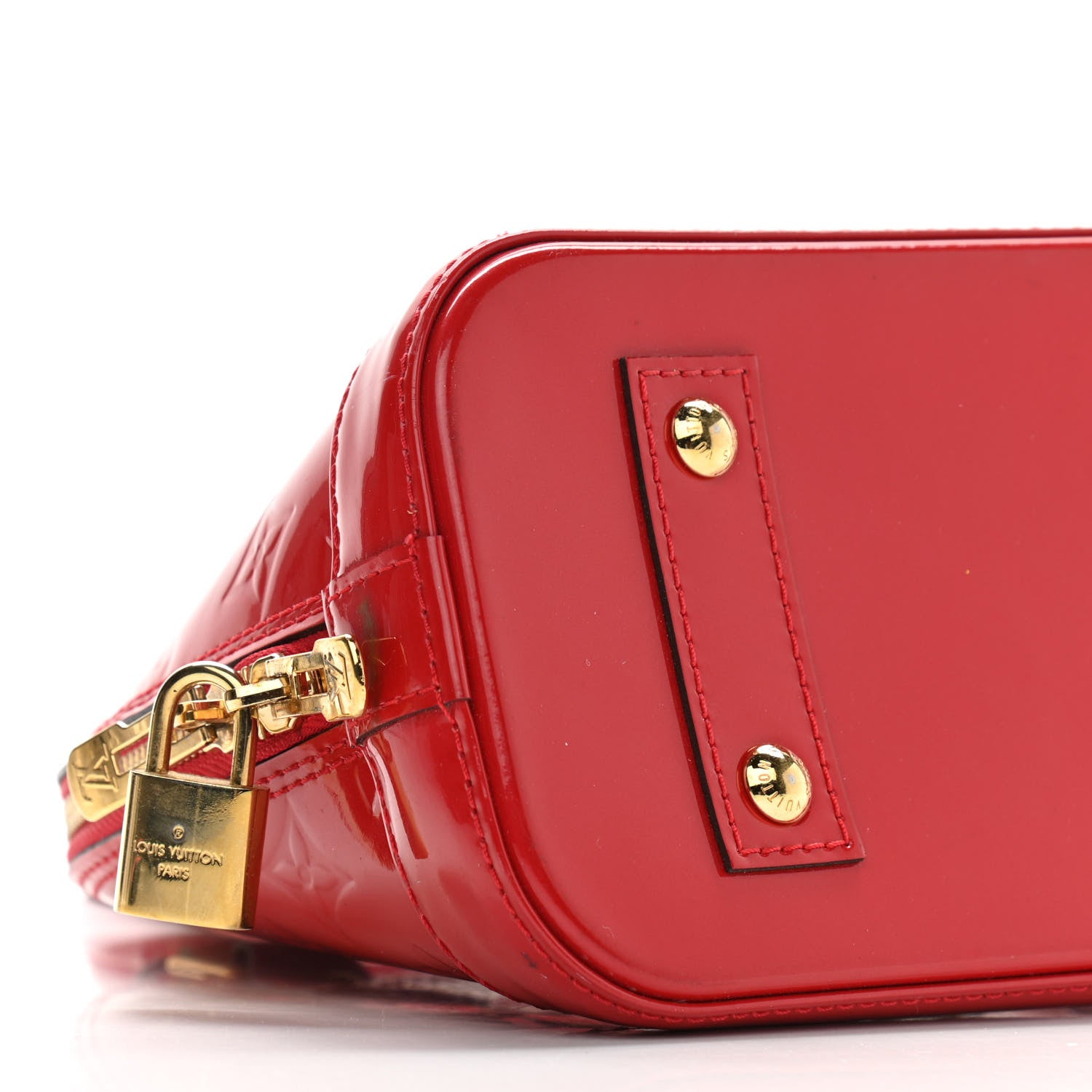 Louis Vuitton Vernis Alma BB Cherry 8 of 13