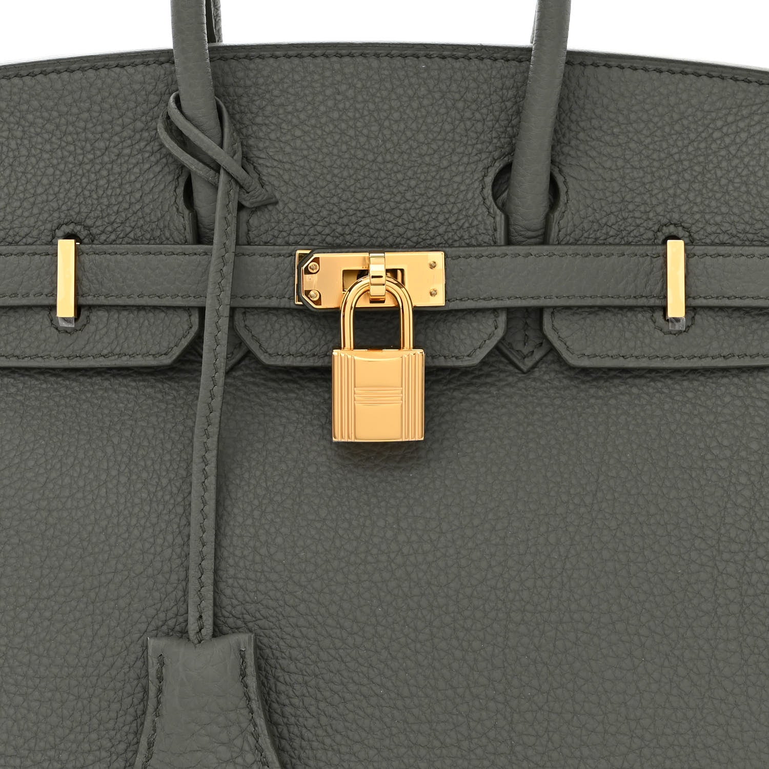 Hermes Togo Birkin 25 Vert Amande 8 of 11