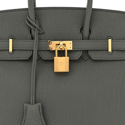 Hermes Togo Birkin 25 Vert Amande 8 of 11