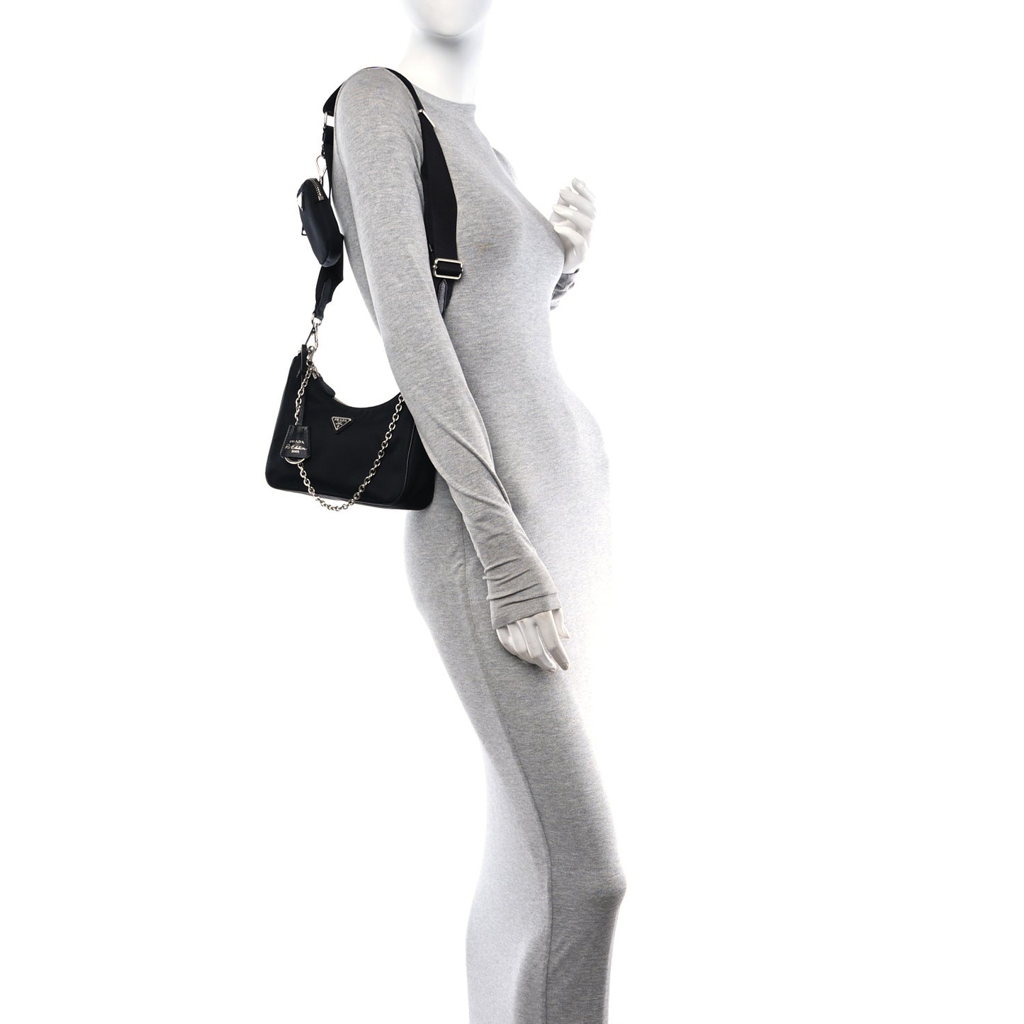 Nylon Re-Edition 2005 Shoulder Bag Black