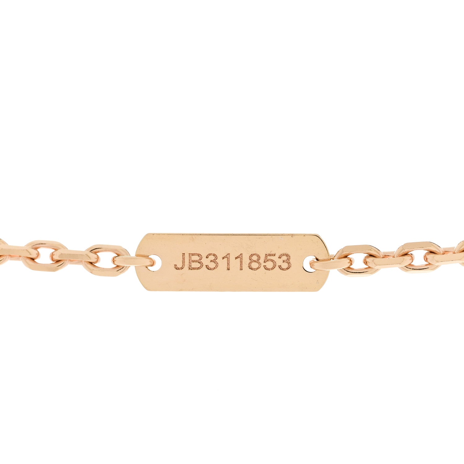 Van Cleef & Arpels 18K Rose Gold Letterwood Magic Alhambra Long Necklace 5 of 5