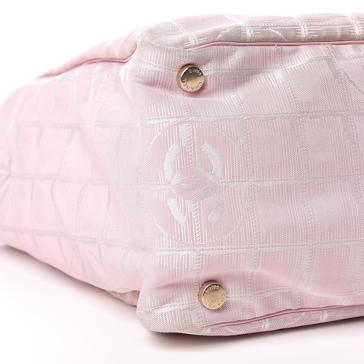 Chanel Nylon Travel Large Tote Pink 10 of 19