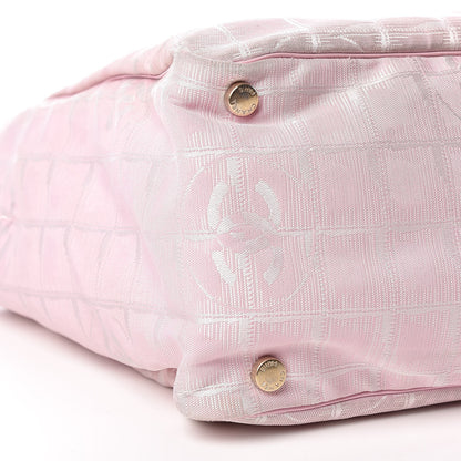 Chanel Nylon Travel Large Tote Pink 10 of 19