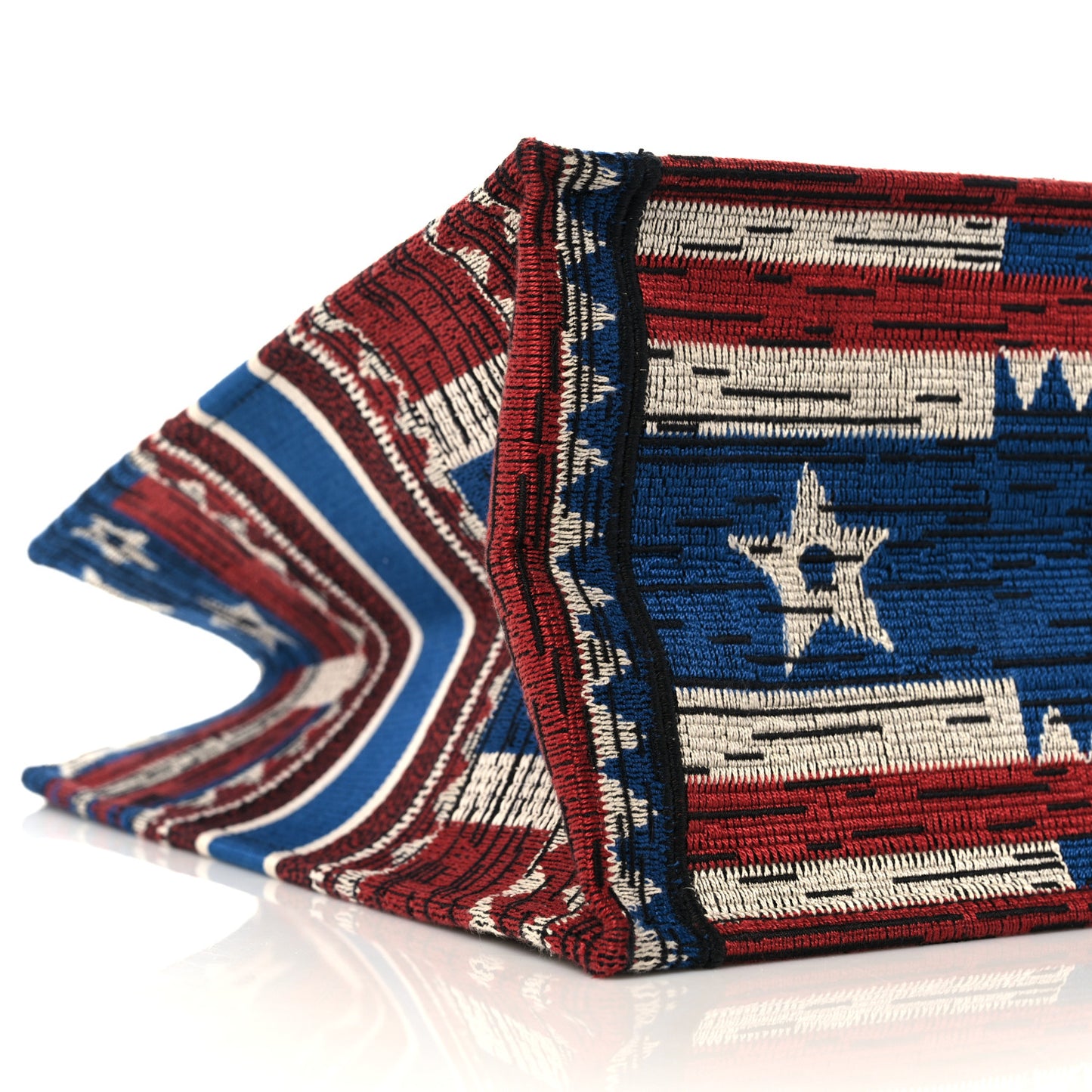 Canvas Embroidered Exclusive US Book Tote Multicolor