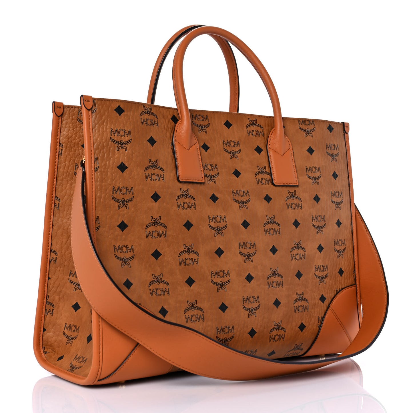 Visetos Large Munich Tote Cognac