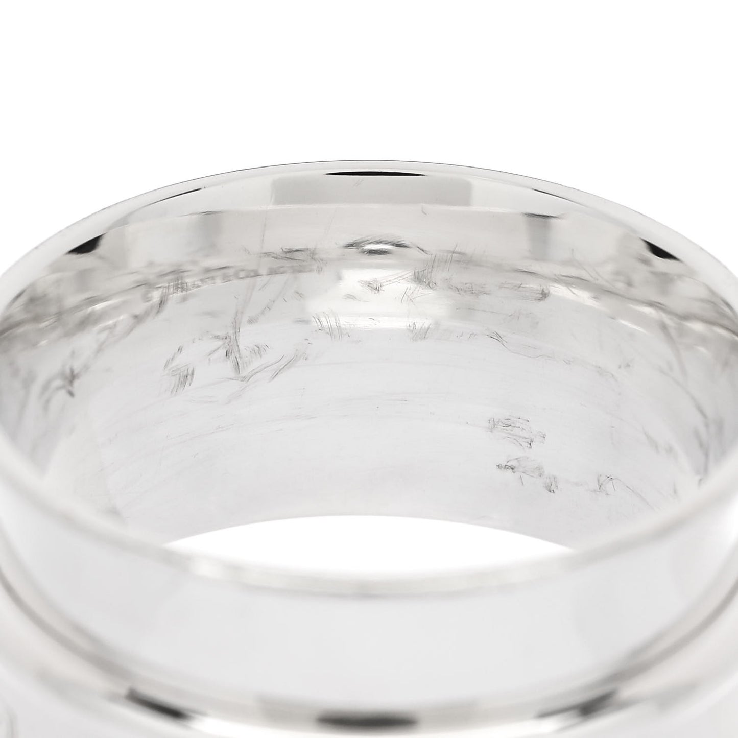 Sterling Silver Wide 1837 Band Ring 63 10.5