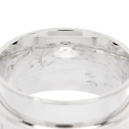 Tiffany Sterling Silver Wide 1837 Band Ring 63 10.5 5 of 5