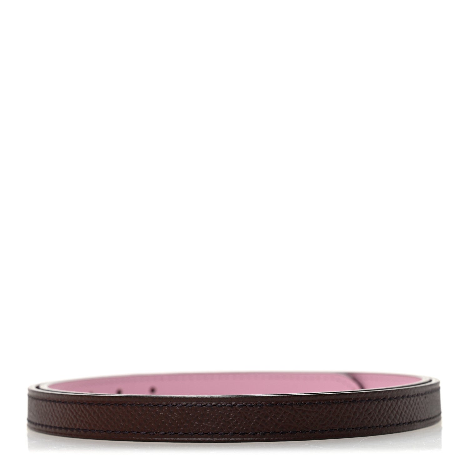 Hermes Swift Epsom 13mm Belt Strap 80 32 Mauve Sylvestre Rouge Sellier 2 of 4