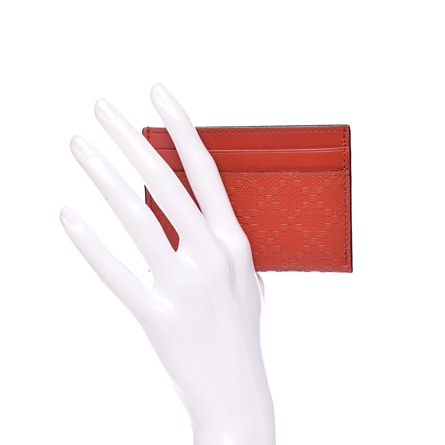 Gucci Diamante Card Holder Dark Orange 2 of 7