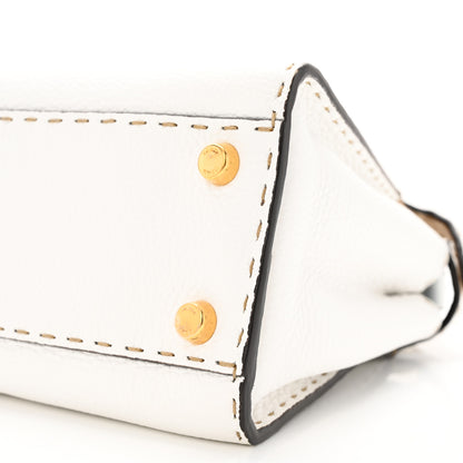 Fendi Cuoio Romano Selleria Medium Peekaboo Iconic Essentially Satchel Camelia Sand Cyber 11 of 11