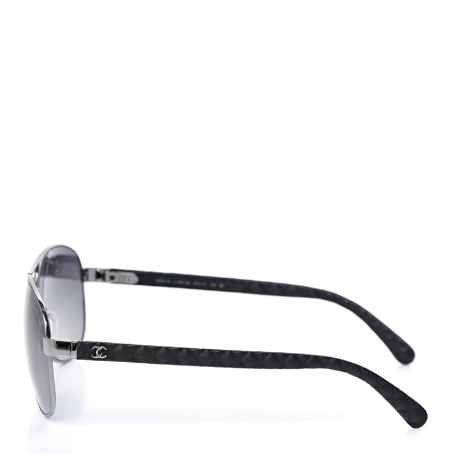 Chanel Aviator Polarized Sunglasses 4204-Q Black 3 of 8