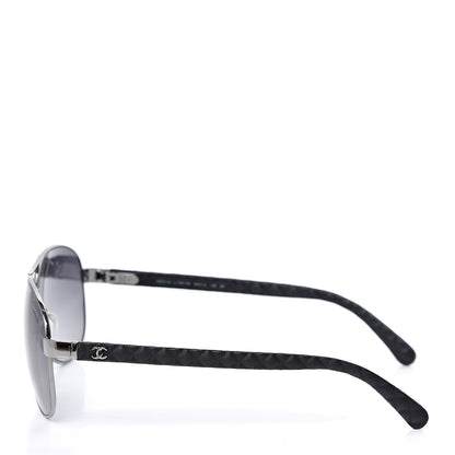 Chanel Aviator Polarized Sunglasses 4204-Q Black 3 of 8