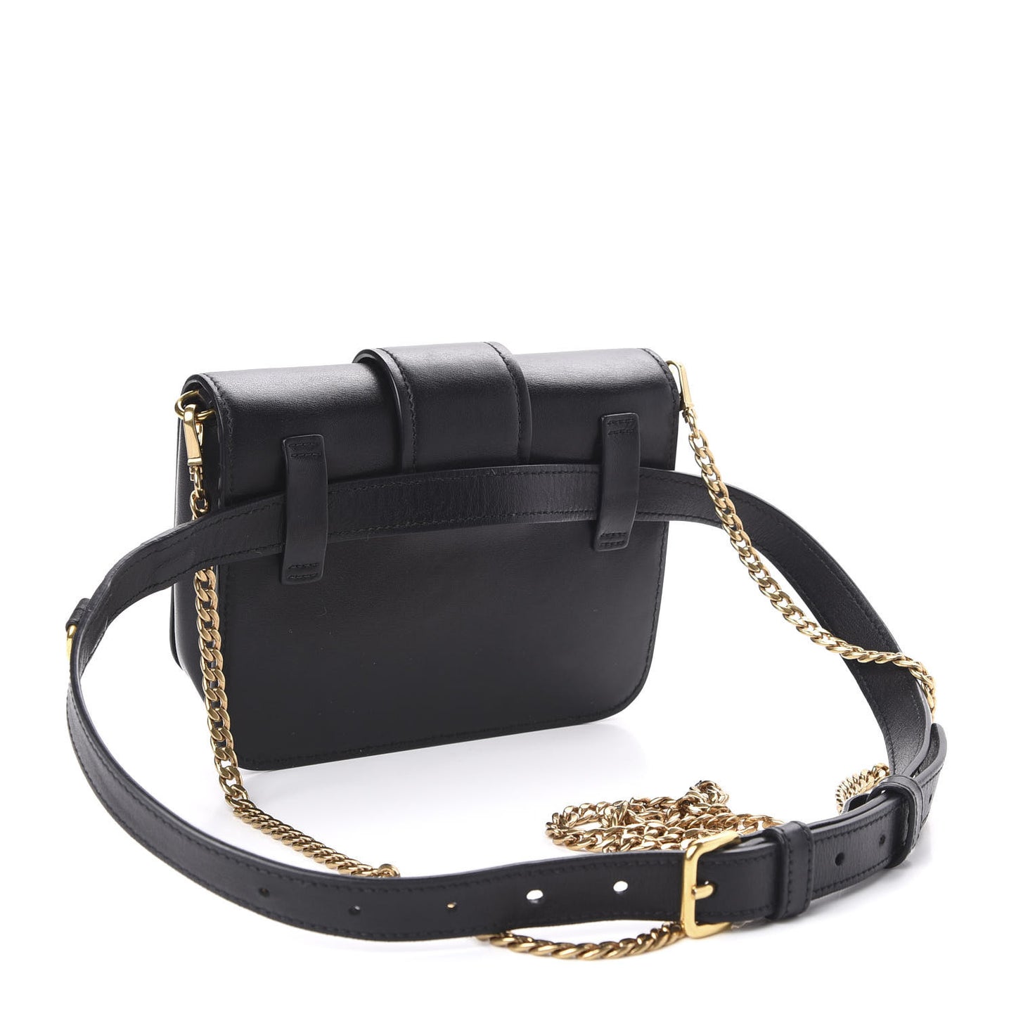 City Calf Cahier Belt Bag Black