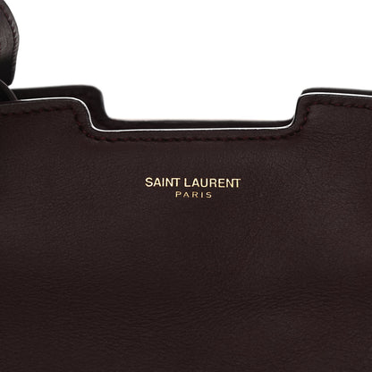 Saint Laurent Smooth Calfskin Medium Classic Y Cabas Bordeaux 7 of 10