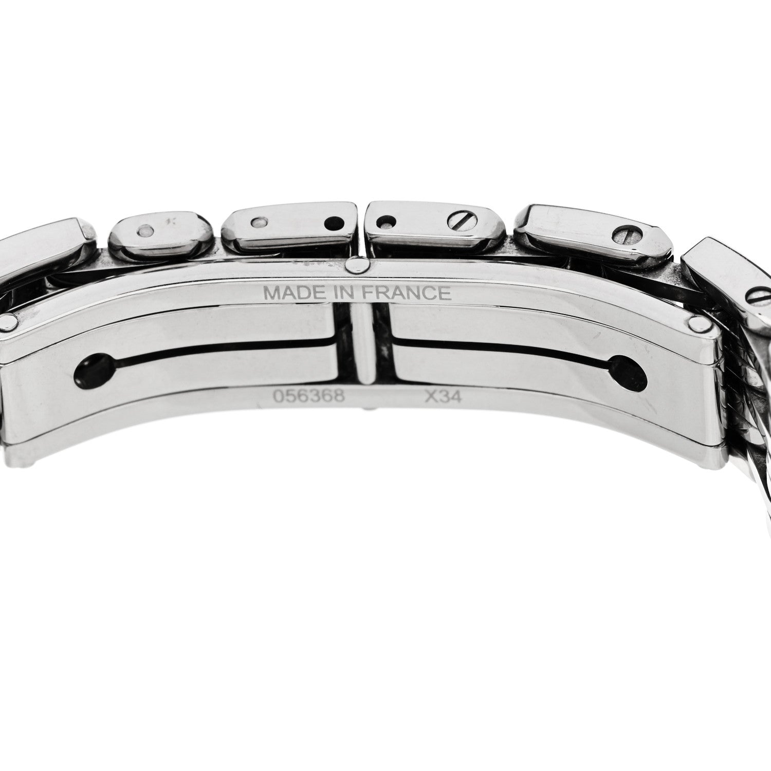 Hermes Stainless Steel Diamond Pave 16mm Kelly Quartz Watch 5 of 6