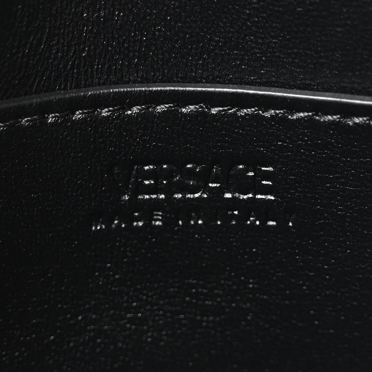 Versace Calfskin Quilted Greca Goddess Shoulder Bag Black 5 of 8