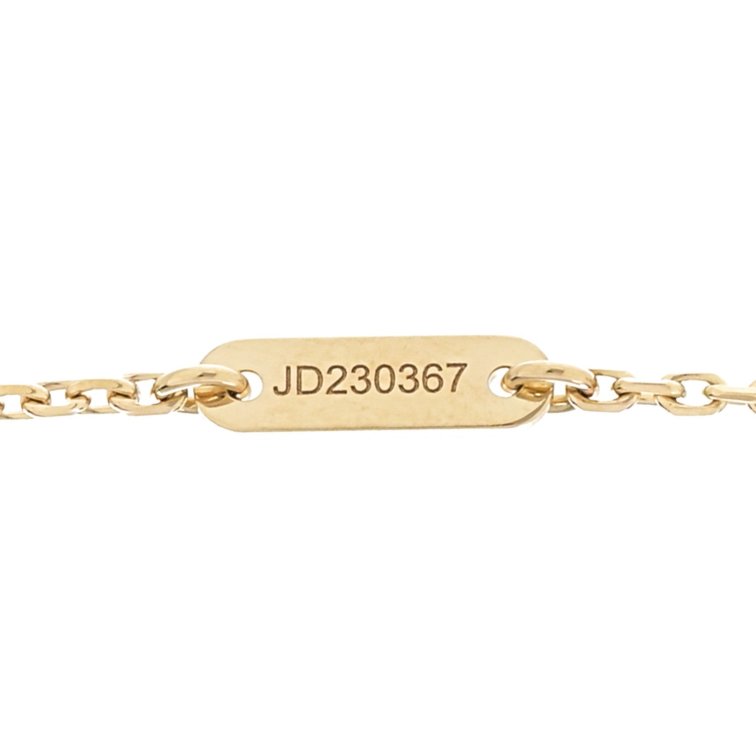 Van Cleef & Arpels 18K Yellow Gold Mother of Pearl Sweet Alhambra Butterfly Pendant Necklace 7 of 8