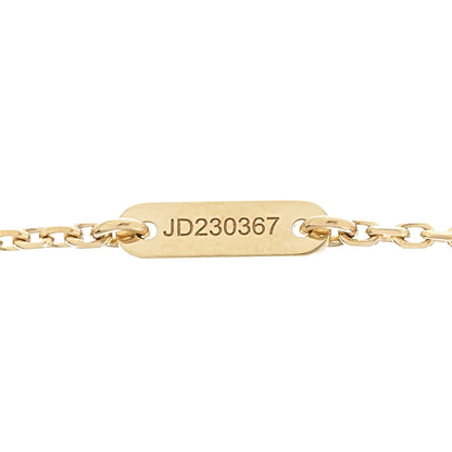 Van Cleef & Arpels 18K Yellow Gold Mother of Pearl Sweet Alhambra Butterfly Pendant Necklace 7 of 8